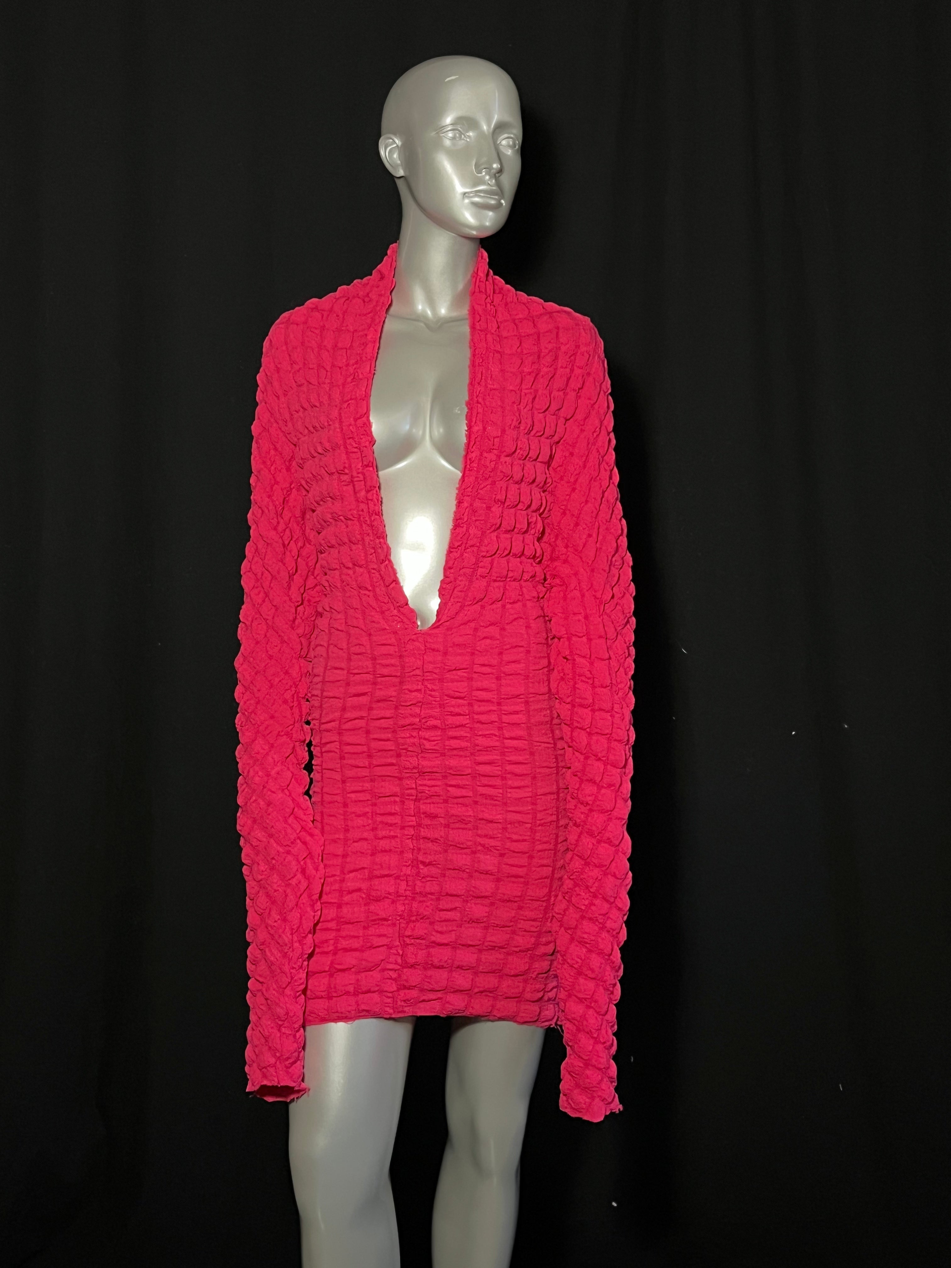 Yeaut Hot Pink Shirt Dress