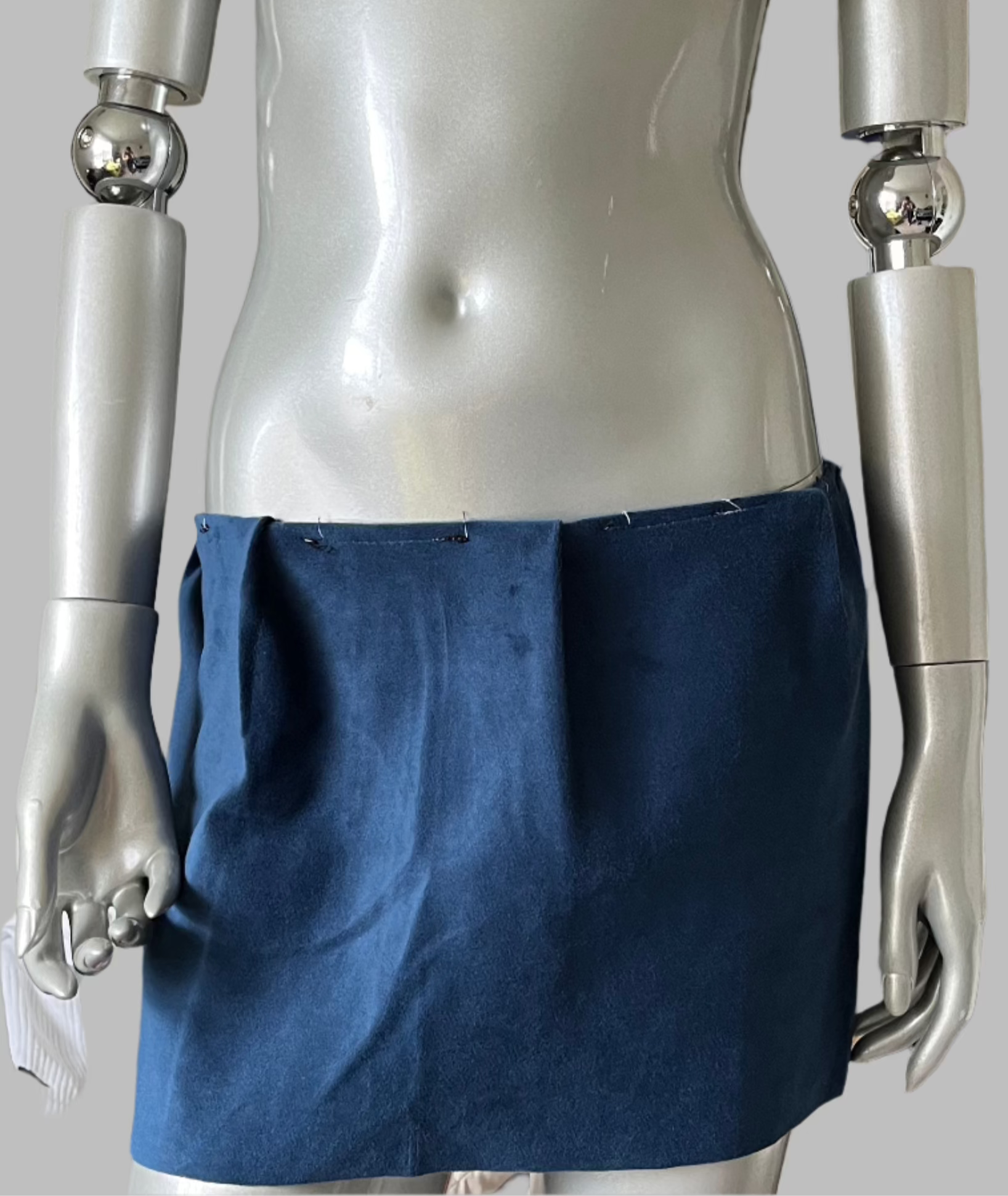 Yeaut Navy Mini Skirt