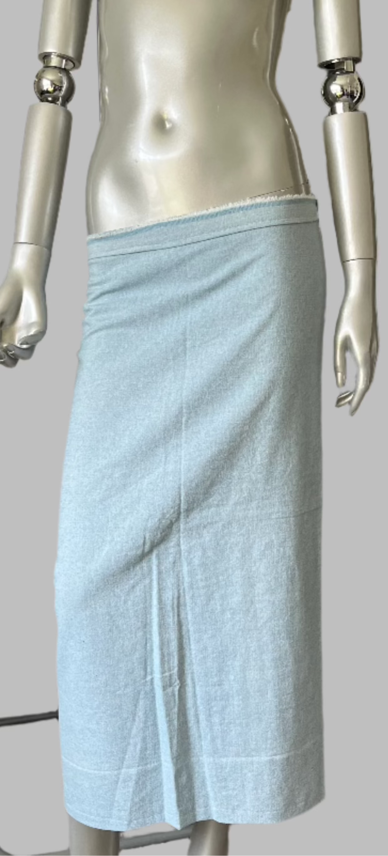 Yeaut Denim Straight Skirt
