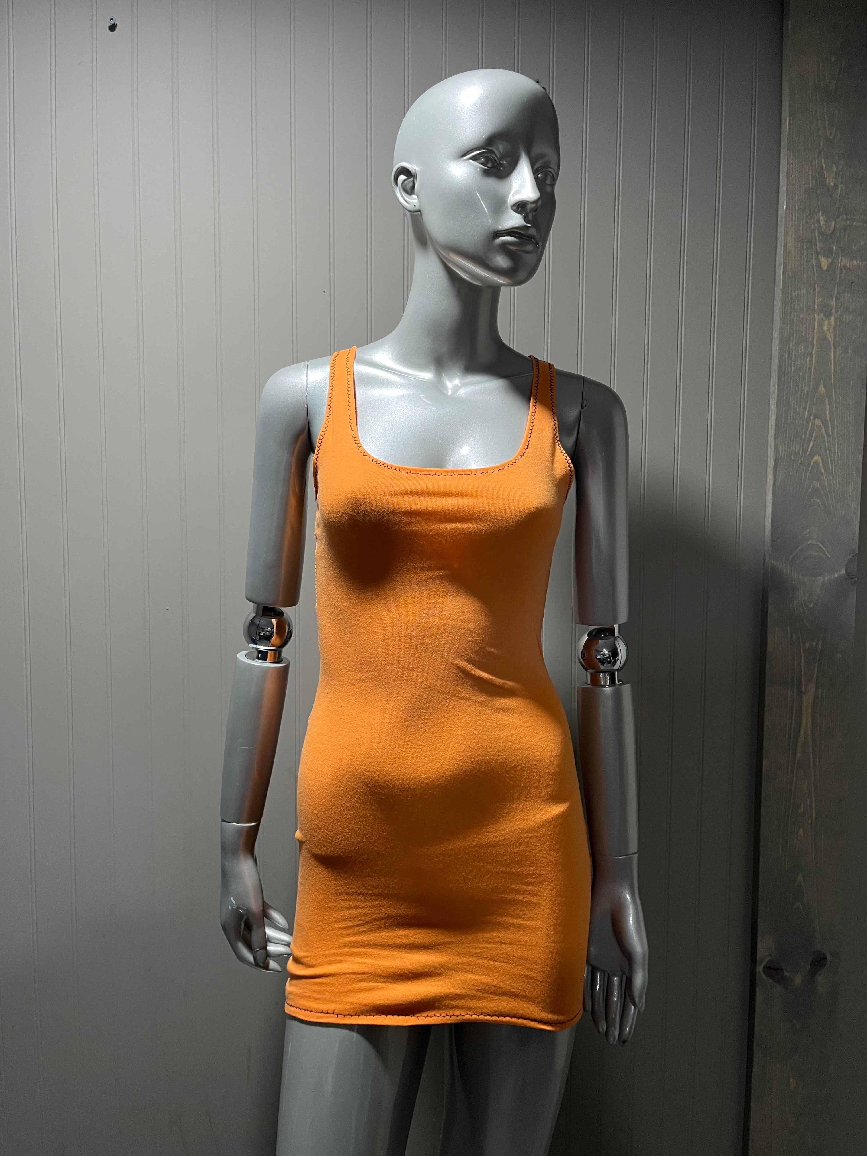 Yeaut Orange Tank Dress