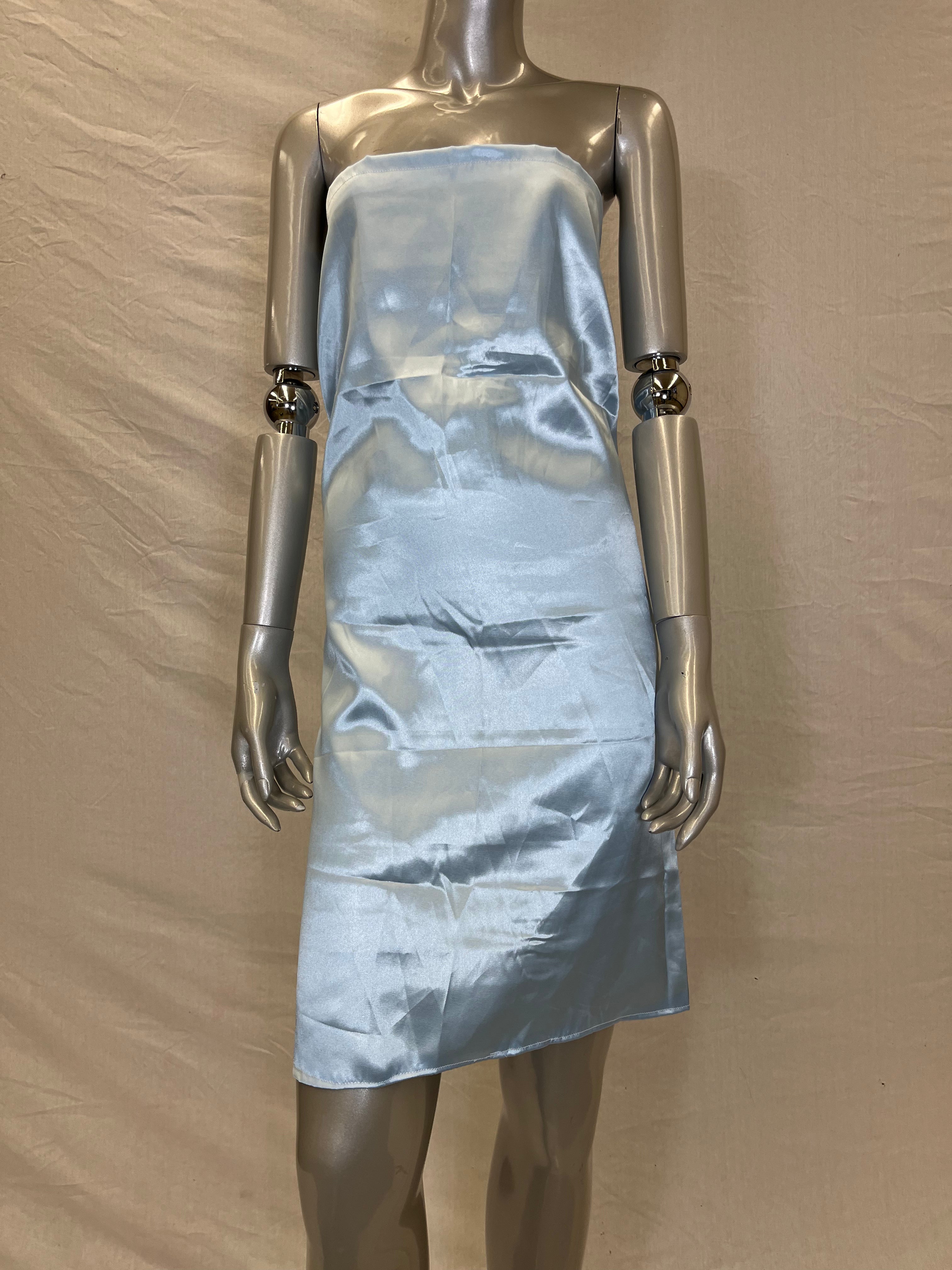 Yeaut Blue Satin Dress